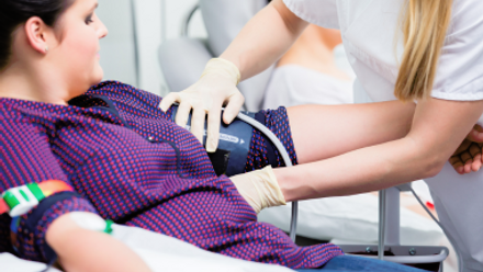 Nurse blood pressure