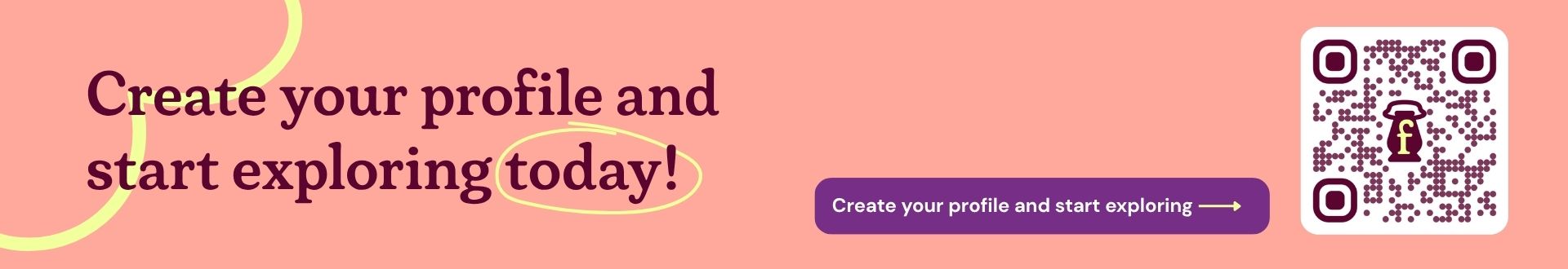 Florence full width website banner_Create your Profile QR code