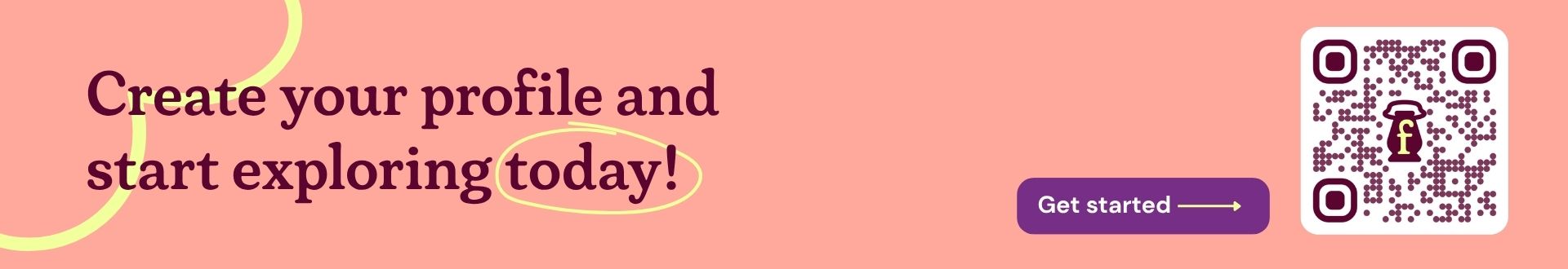 Florence full width website banner_Create your Profile QR code
