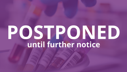 Postponed Until Further Notice - Website Tile